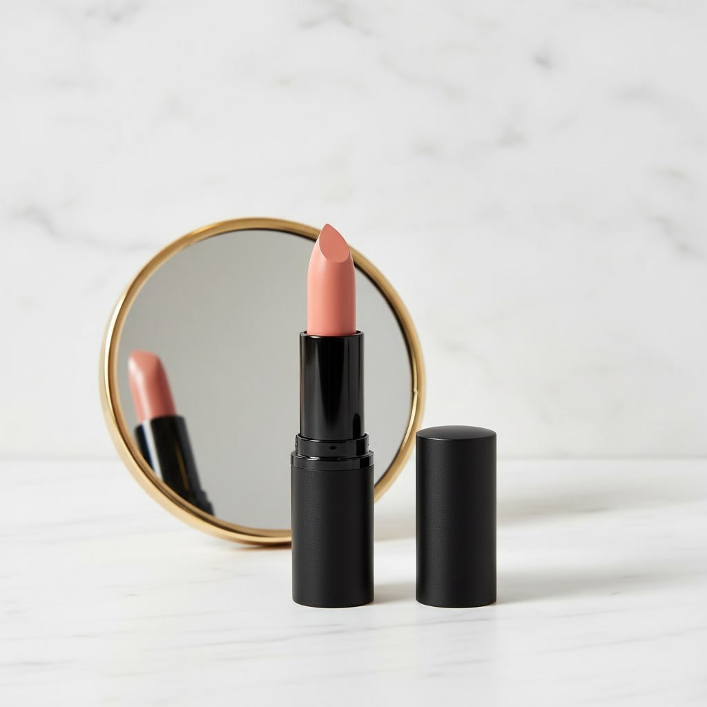 Golden Hour Satin Lipstick (Nude shade) - Image 4